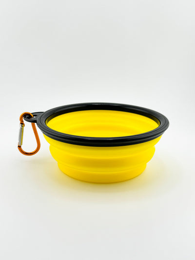 Bol Pliable pour Chien JAUNE