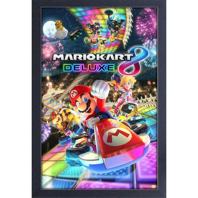 Impression encadrée Mario Kart 8 Deluxe, illustration de couverture, 11" x 17"