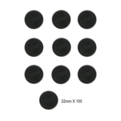 Socles ronds Citadel 32mm (paquet de 100)