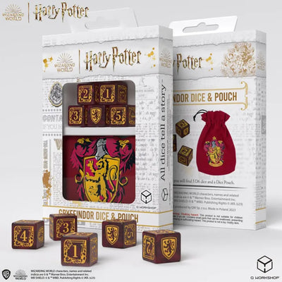 Dés et pochette Harry Potter