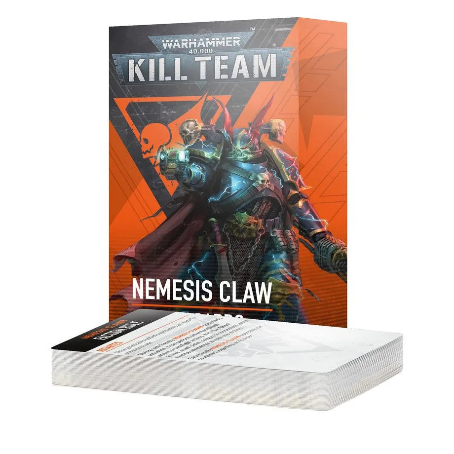 Warhammer 40K Kill Team : Griffe du Némésis – Cartes de données