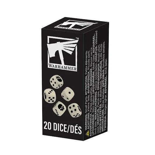 Dés Warhammer 12mm (ensemble de 20)