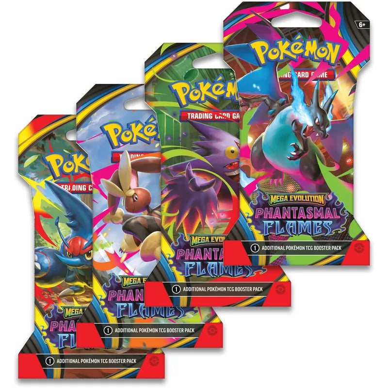 Pokémon JCC : Paquet de boosters Flammes Fantomatiques (10 cartes)