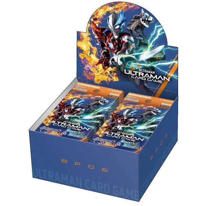 Ultraman CG : Ensemble 6 Paquets de Cartes BP06 Alliés Argentés & Lames Bestiales