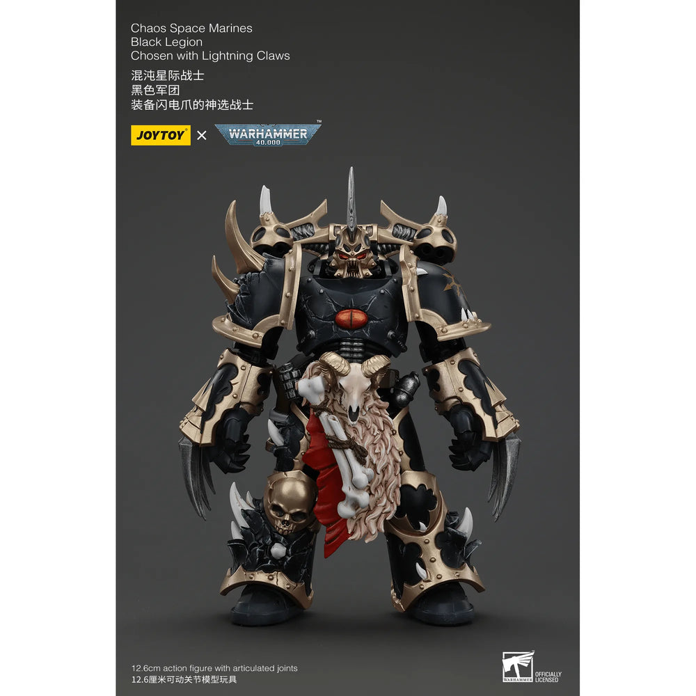 JOYTOY - Marines du Chaos Légion Noire Élus avec Griffes Foudroyantes
