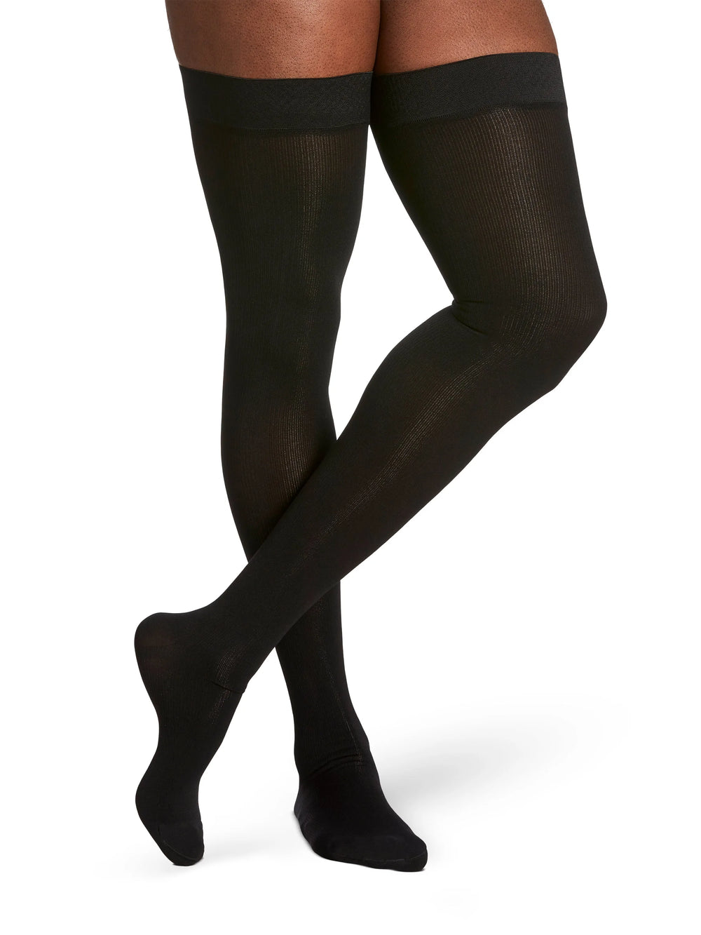Sigvaris Hommes Cuisse Haute Coton Essentiel 20-30mmHg Pied Fermé