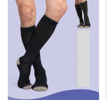 Sigvaris Men's Motion Thermoregulating Wool Calf 20-30mmHg Closed