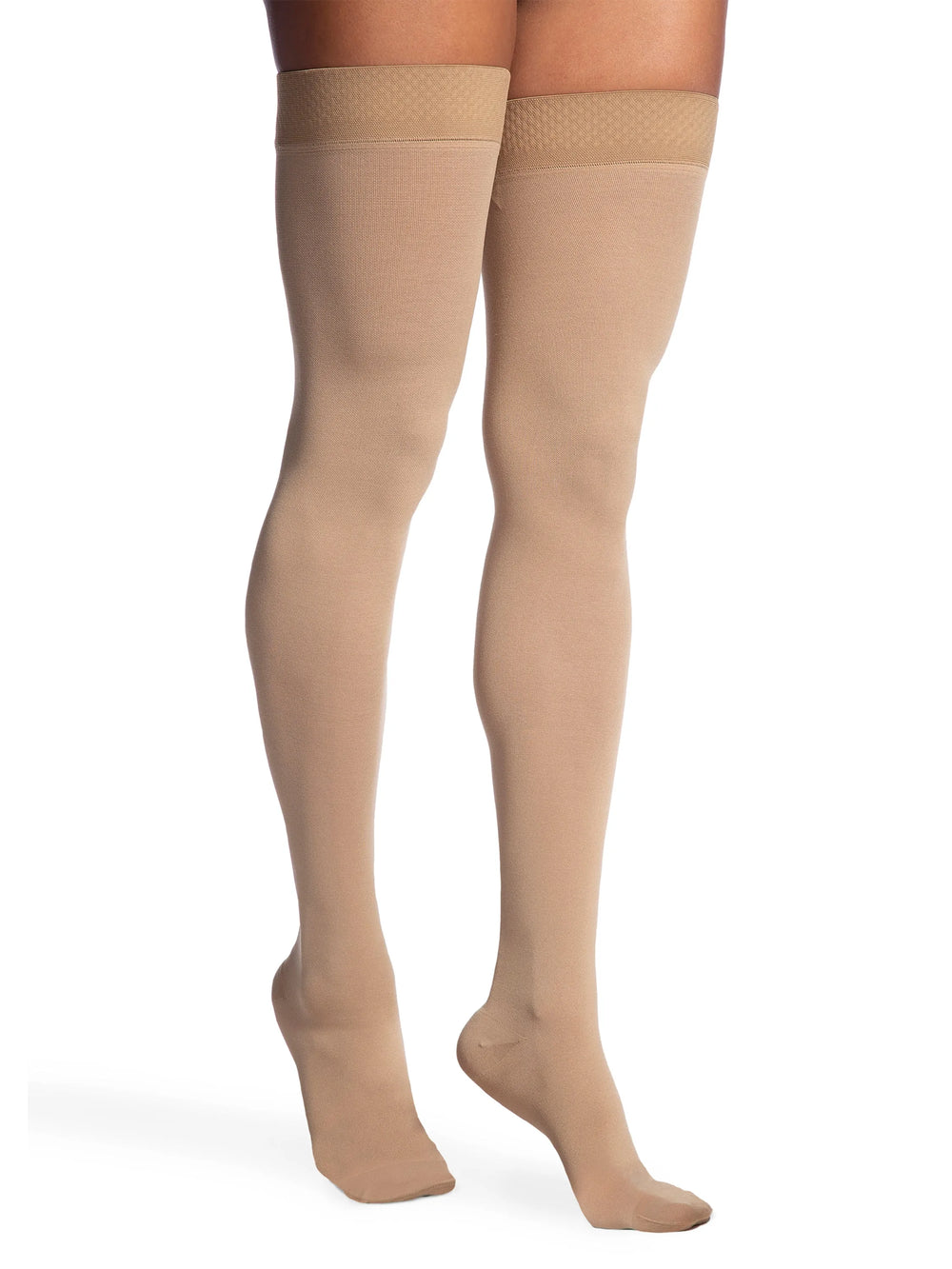 Sigvaris Women's Essential Opaque Thigh-High 30-40mmHg Women's Closed Toe