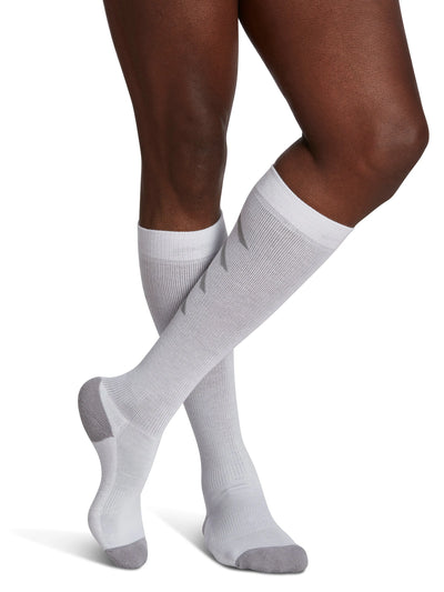 Chaussettes de récupération athlétique Sigvaris pour hommes, mollet, 15-20 mmHg, bout fermé