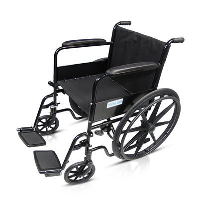 Economy Wheelchair 16″ or 18″ CH1090 | EZee Life Steel Frame | Buy in Canada