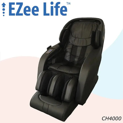 Fauteuil de massage 4D CH4000 complet – Glissières incurvées ultra-longues, système de coussins gonflables et contrôle par application Bluetooth pour le bien-être à domicile au Canada