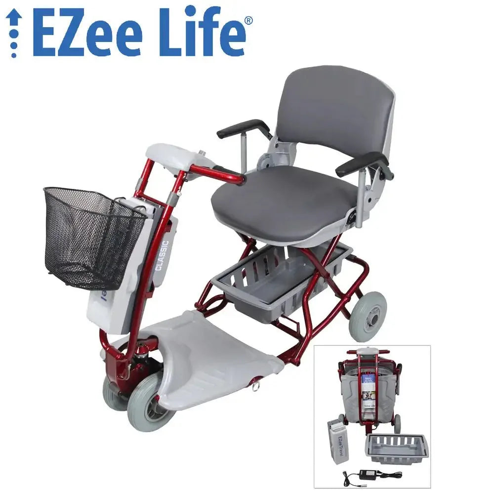 EZee Life Classic Scooter de Mobilité Portable CH4028 | Scooter Pliable à Double Roue Avant Canada