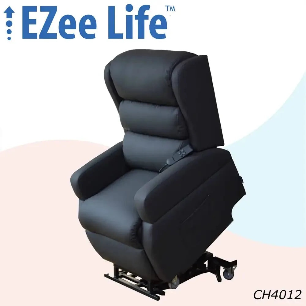 Fauteuil élévateur Ezee Life Earth CH4012 – Inclinable à double moteur avec montée verticale et positions infinies pour aînés au Canada