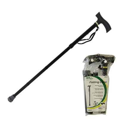 Folding Adjustable Height Cane - Portable Mobility Aid for Canadians