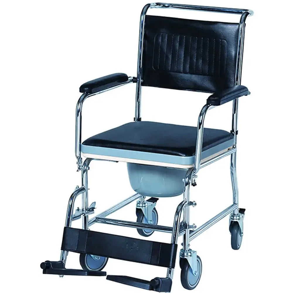 SteelChrome Wheeled Commode CH1075 | EZee Life Rehab Commode | Buy in Canada