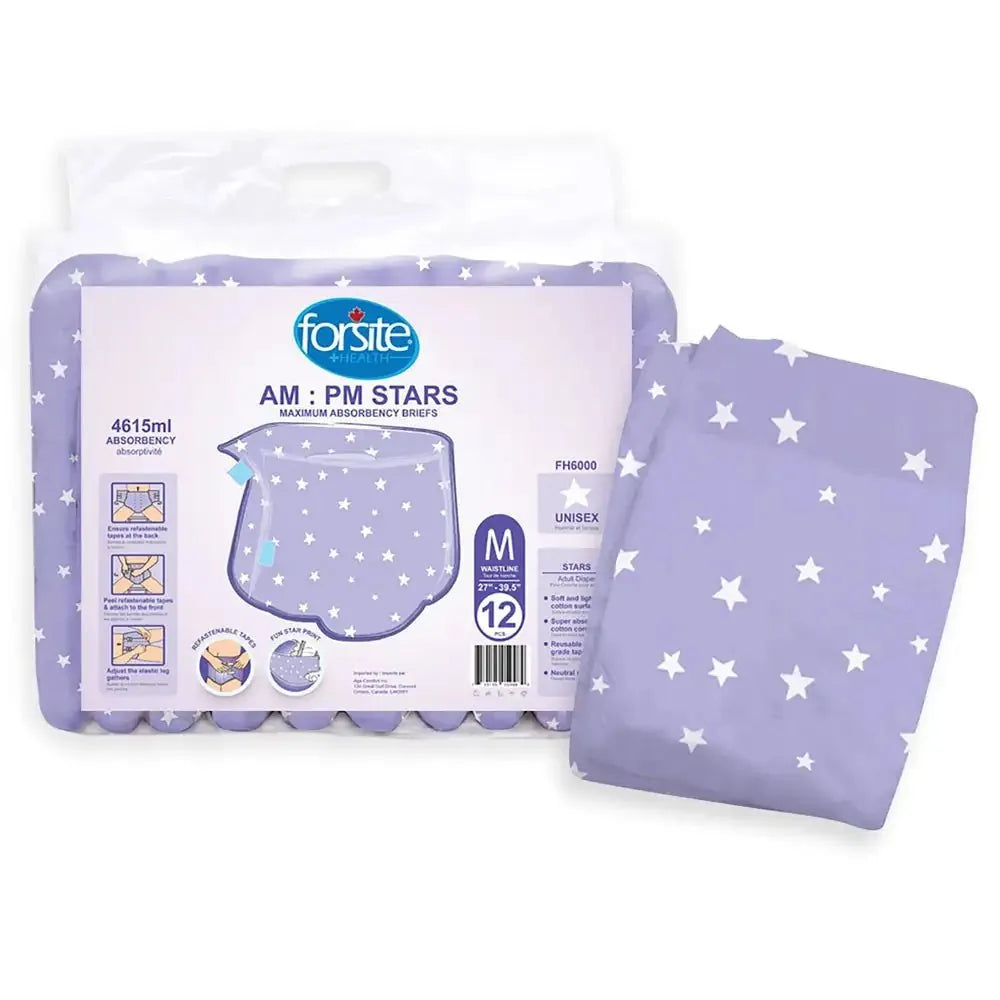 Série FH6000 - Culottes Forsite AM/PM Stars - Caisses de 36 et 30
