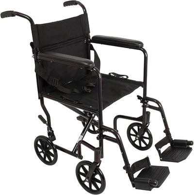 ProBasics TCA1916BK Aluminum Transport Wheelchair | 19 in Seat Canada