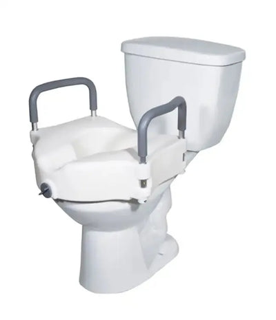 MOBB MHLRTSA Locking Raised Toilet Seat with Removable Arms | Canada