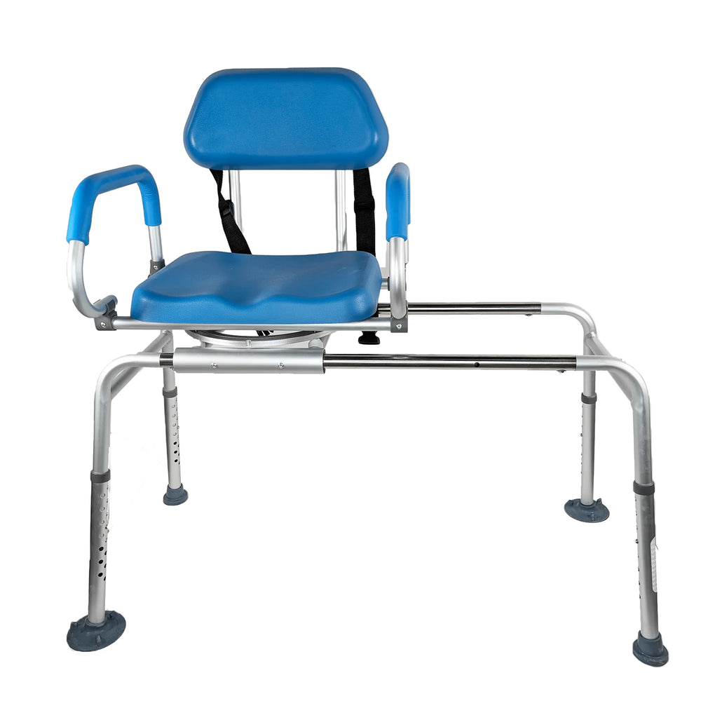Banc de transfert coulissant pivotant rembourré EZee Life CH2076 | Chaise de douche 360 Canada