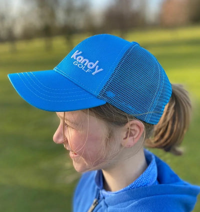 Casquettes de golf ajustables pour jeunes filles avec ouverture pour queue de cheval