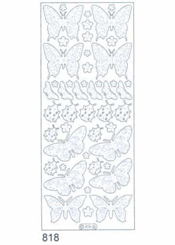 Stickers de décoration - Papillons/Coccinelles