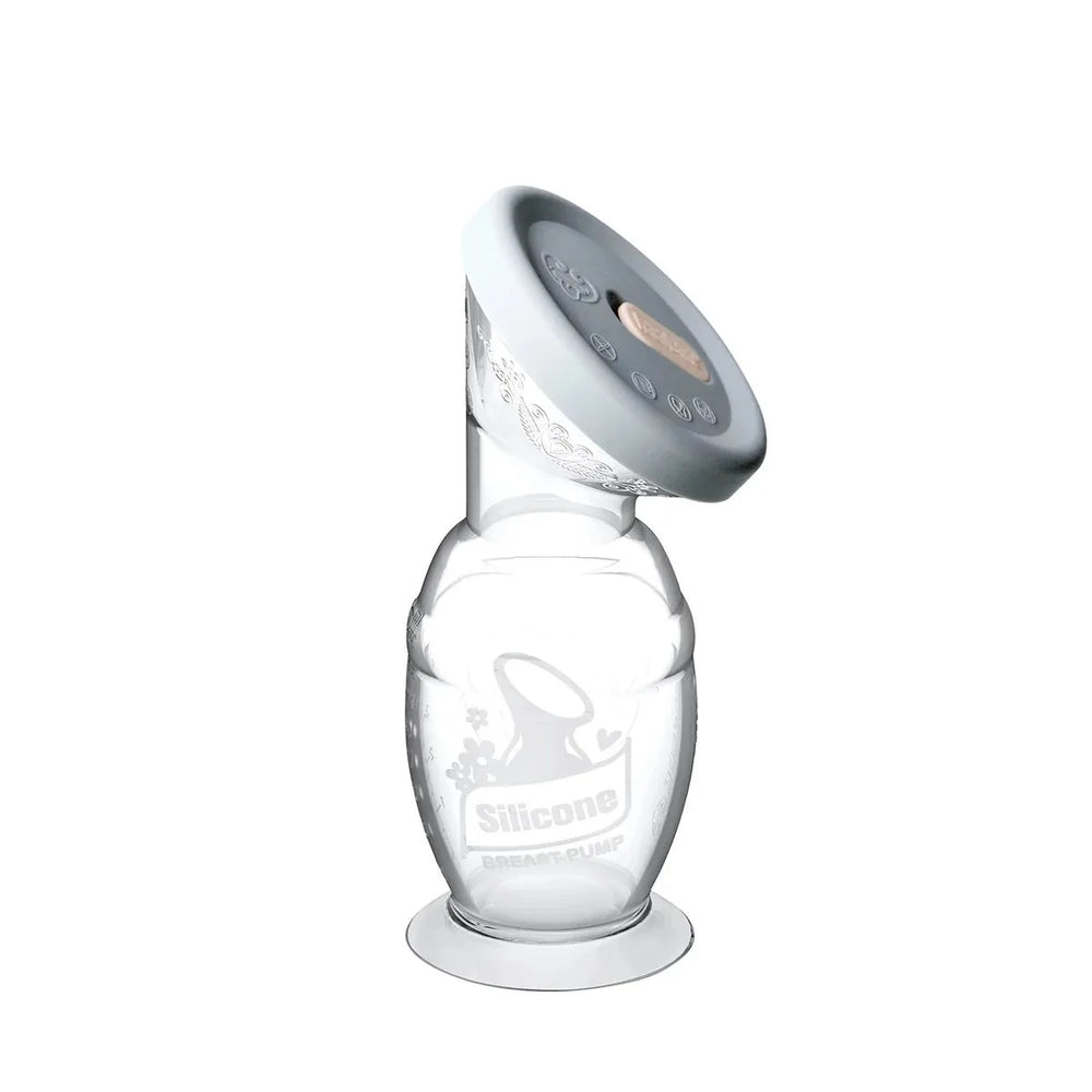 Ensemble de collecteur de lait Haakaa | 150 ml avec capuchon gris