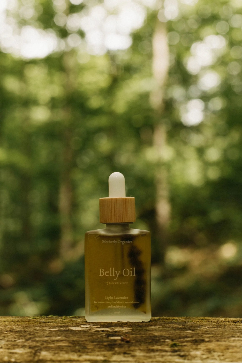 Huile pour le ventre | Lavande légère | Motherly Organics