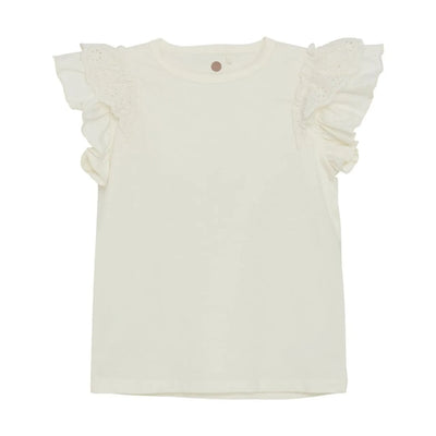 Kid Girl T-shirt SS | Egret | En Fant