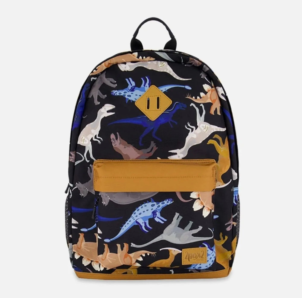 Sac à dos pour enfants | Dinosaures noirs | Deux Par Deux