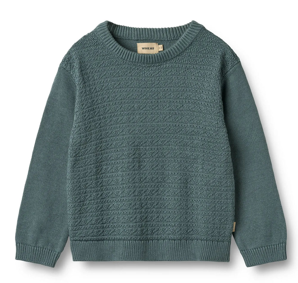 Chandail en tricot Borris | Temps d'orage | Vêtements Wheat