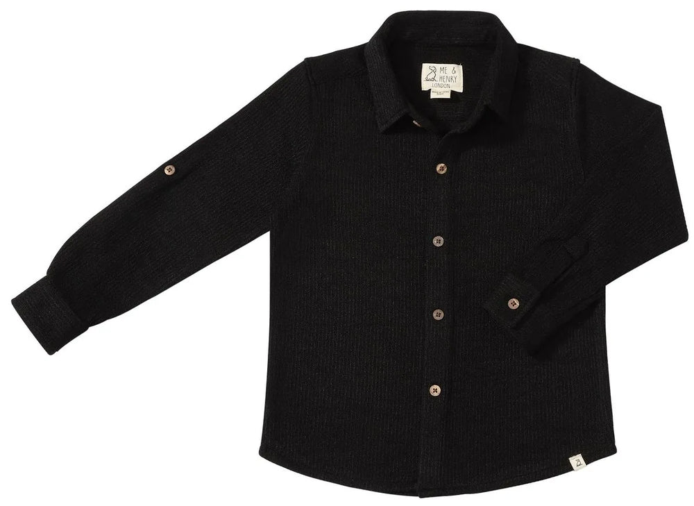 Chemise en jersey Columbia | Noir | Me & Henry