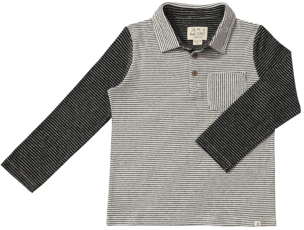 Polo Troy | Blanc et Noir | Me & Henry