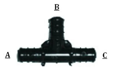 1/2" Equal Pex Tee