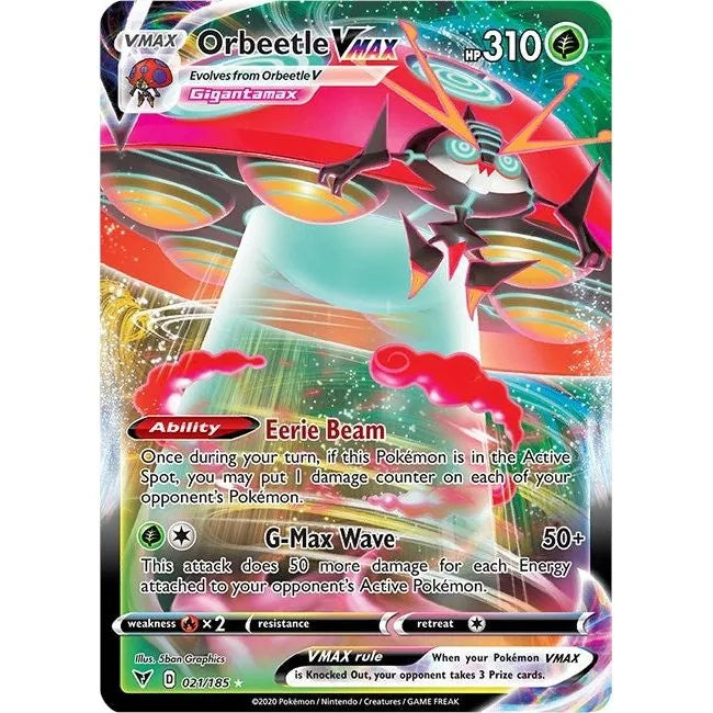 Orbeetle VMAX (021/185) (SWSH04)