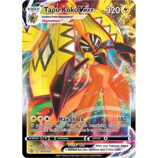 Tapu Koko VMAX (051/163) (SWSH05)