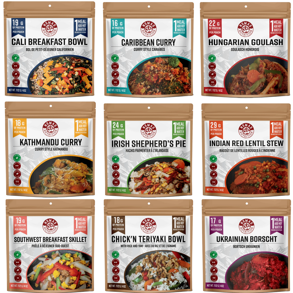 Ensemble Énergie - 9 portions individuelles