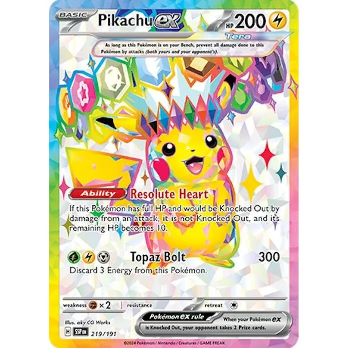 Pikachu ex (219/191) (SSP)