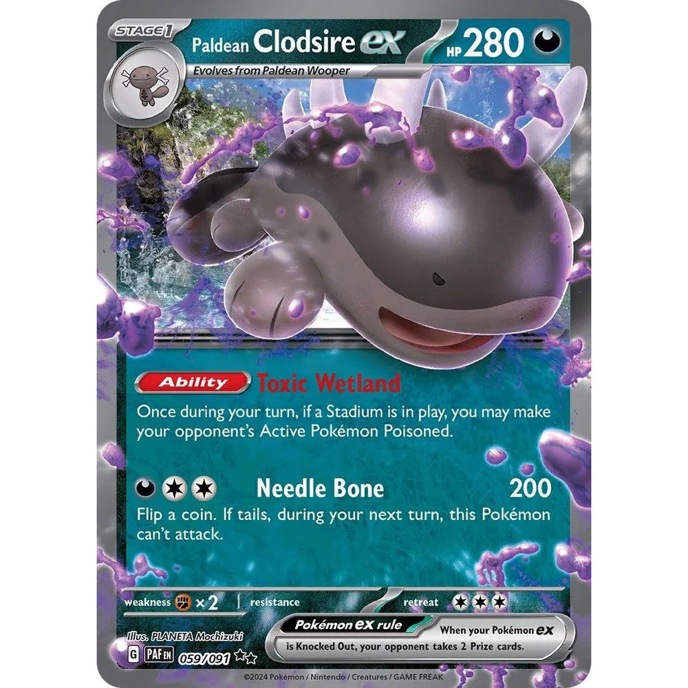 Clodsire ex de Paldea (059/091) (PAF)