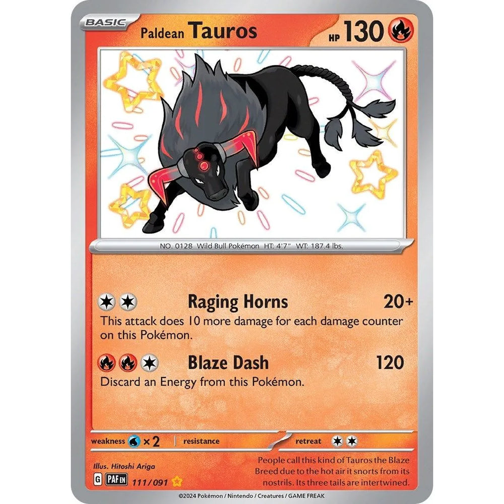 Tauros de Paldea (111/091) (PAF)
