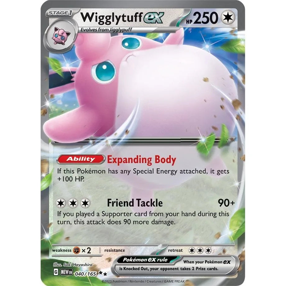 Wigglytuff ex (040/165) (MEW)