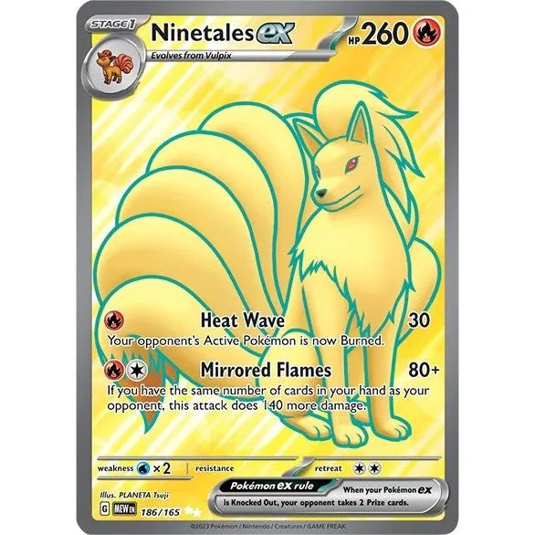 Ninetales ex (186/165) (MEW)