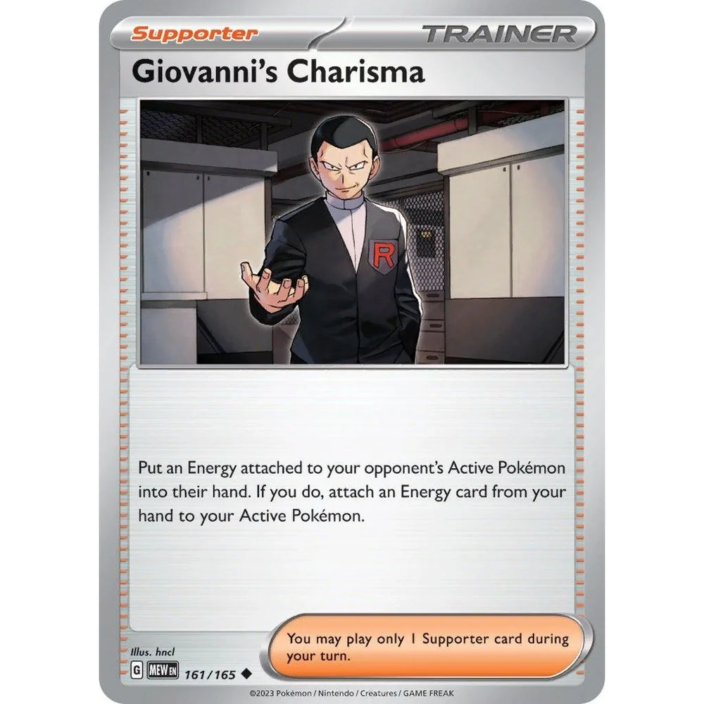 Giovanni's Charisma (161/165) (MEW)