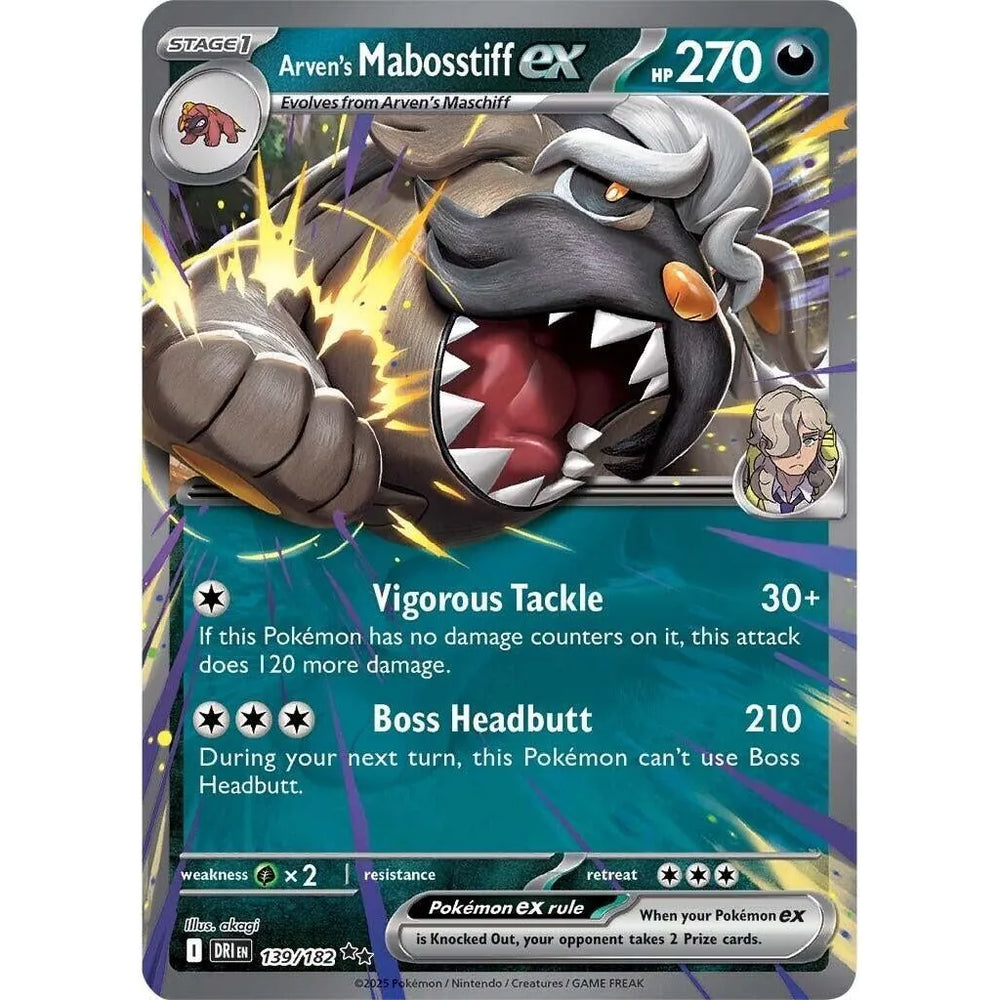 Arven's Mabosstiff ex (139/182) (DRI)