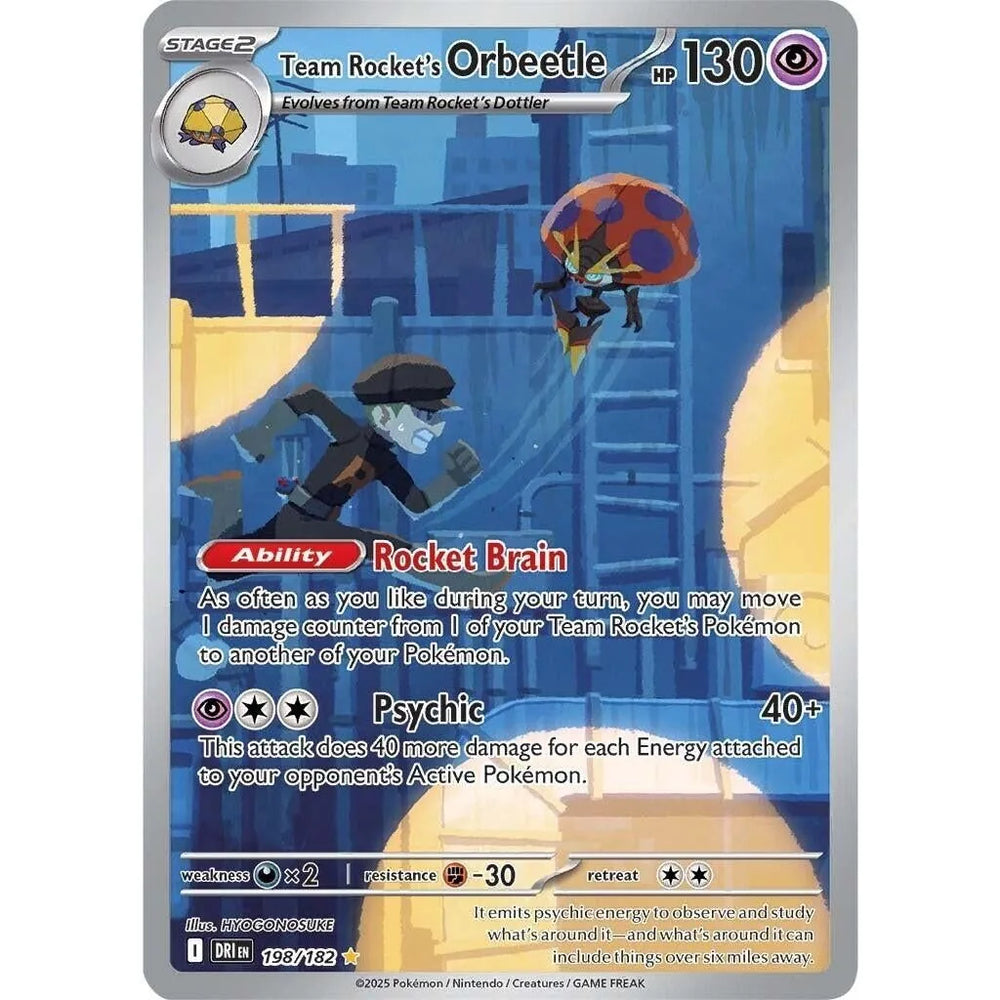 Orbeetle de la Team Rocket (198/182) (DRI)
