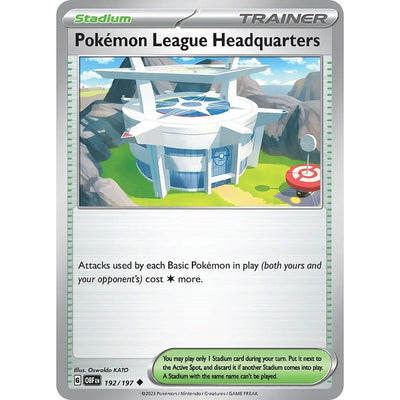 Quartier général de la Ligue Pokémon (192/197) (OBF)