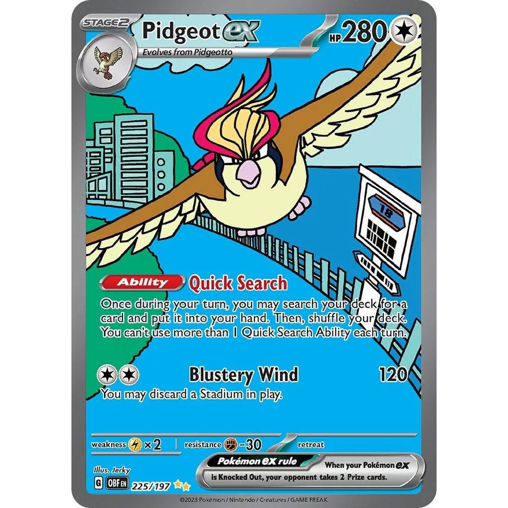 Pidgeot ex (225/197) (OBF)