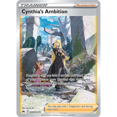 L'ambition de Cynthia (GG60/GG70) (CRZ:GG)