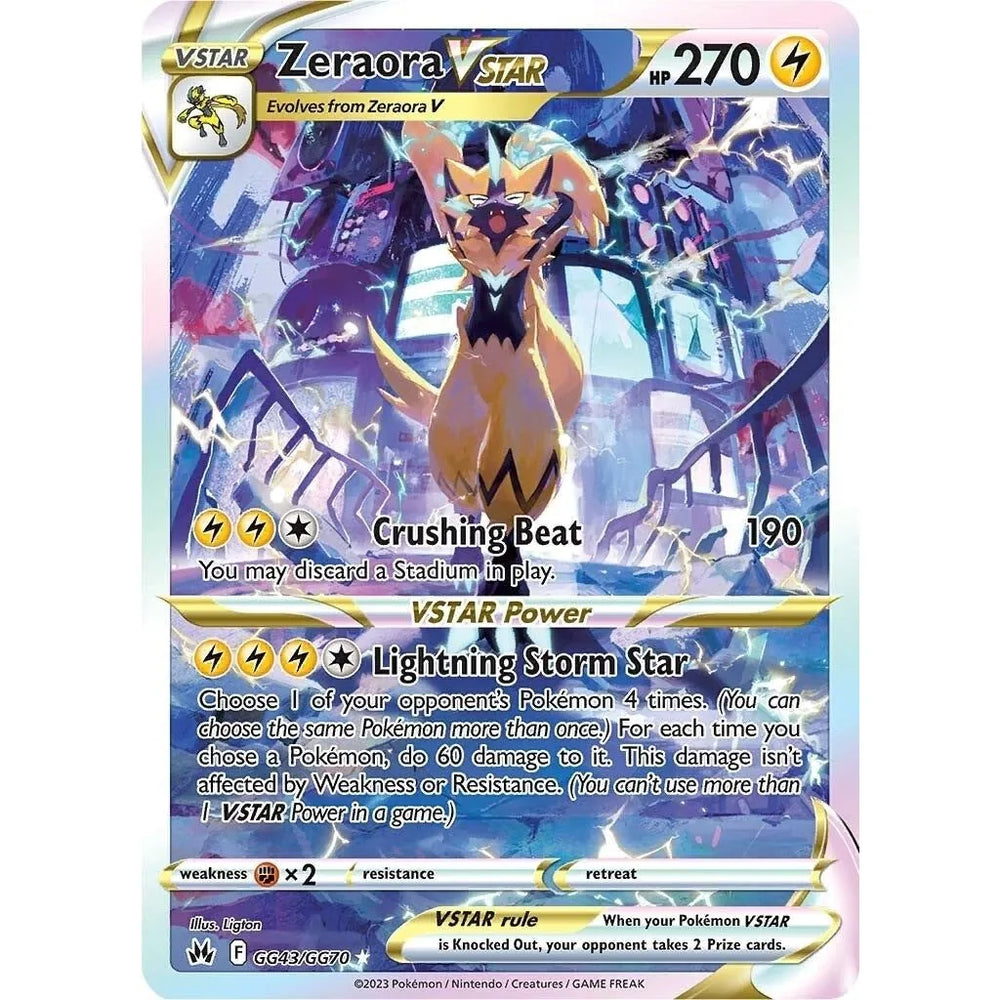 Zeraora VSTAR (GG43/GG70) (CRZ:GG)