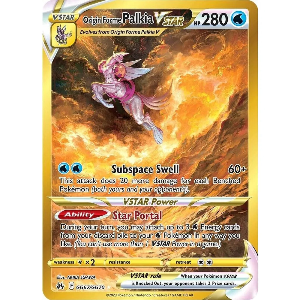 Palkia Forme d'Origine VSTAR (Secret) (GG67/GG70) (CRZ:GG)