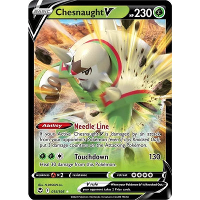 Chesnaught V (015/195) (SWSH12)